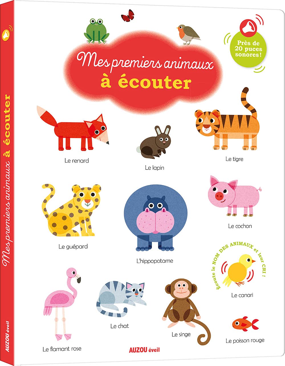 Livre "Mes premiers animaux à écouter" Auzou - Maison Continuum