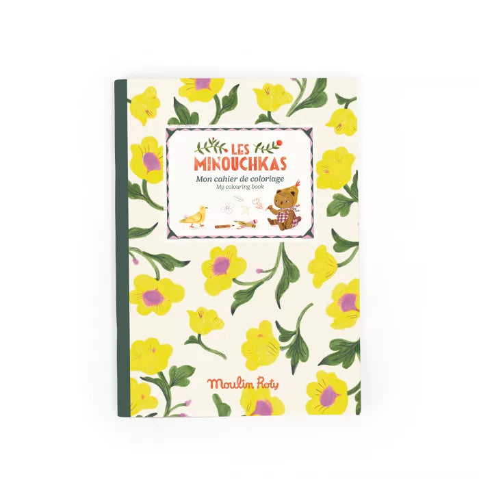 Cahier de coloriage "Les Minouchkas" Moulin Roty - Maison Continuum