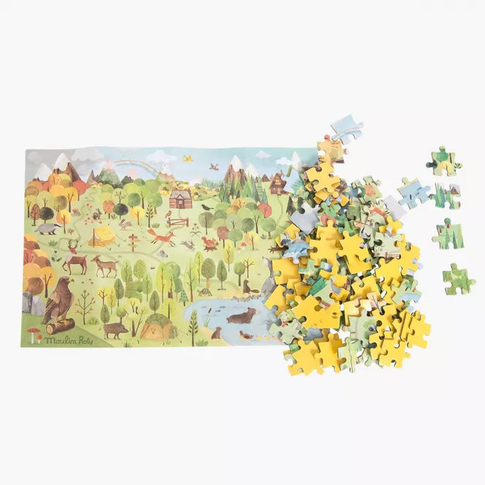 Puzzle "la forêt" (96 pièces) Moulin Roty - Maison Continuum