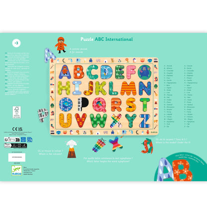 Puzzle ABC - Djeco Djeco - Maison Continuum