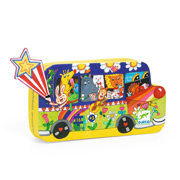 Djeco Rainbow Bus Puzzle