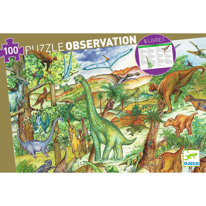Puzzle d'observation "Dinosaures" Djeco