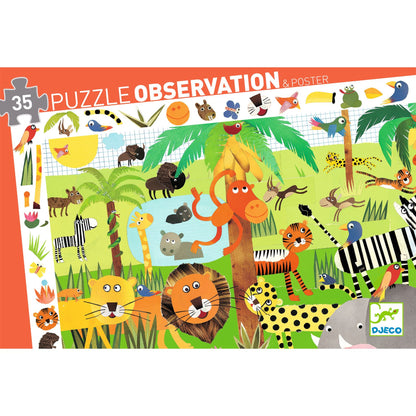 Djeco "The Jungle" Observation Puzzle