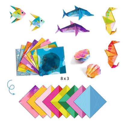 Origami "Animaux marins" Djeco