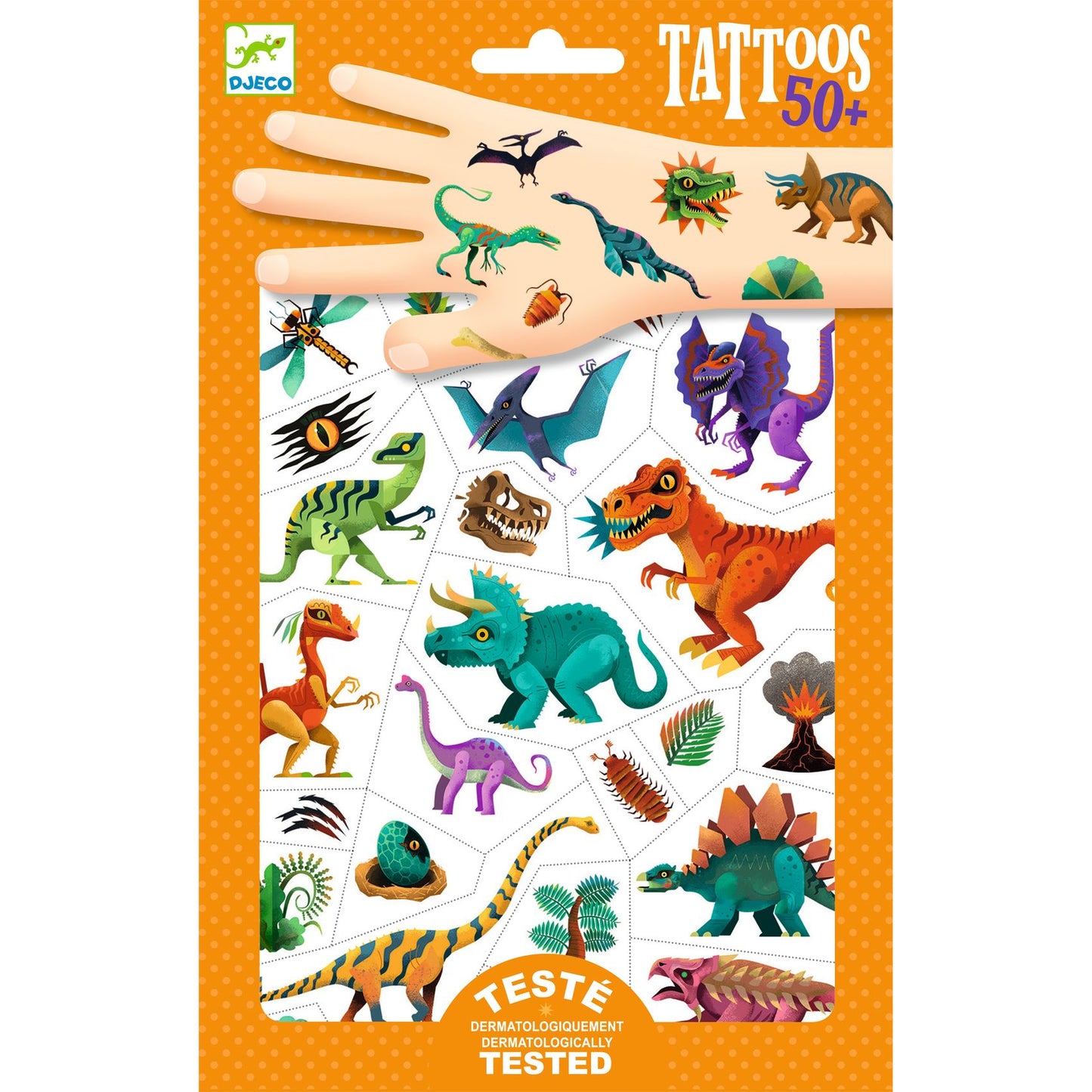 Tatouages Dino club – Djeco Djeco - Maison Continuum