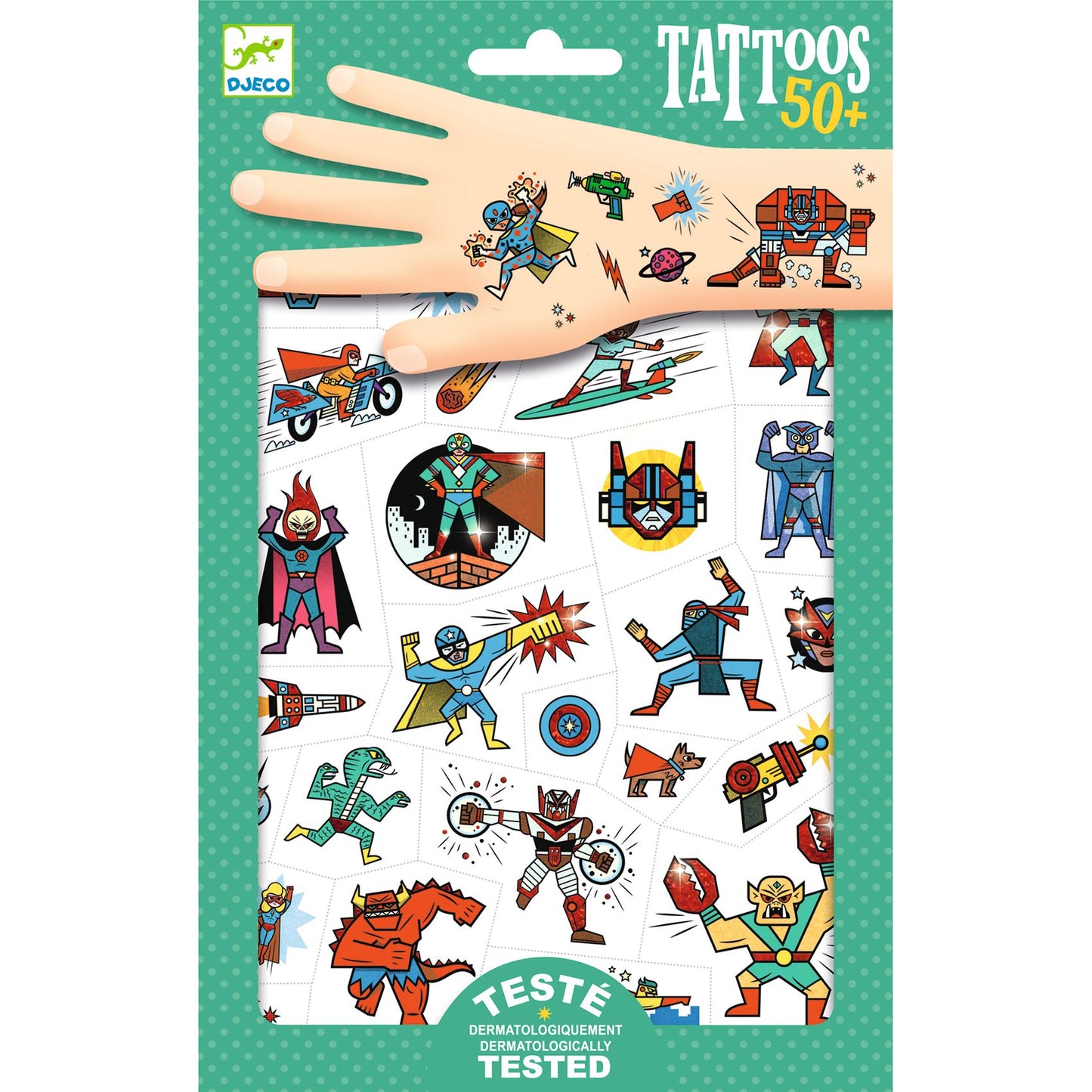 Tatouages Heroes vs villains – Djeco Djeco - Maison Continuum