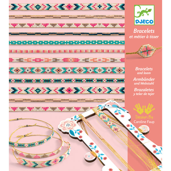 Coffret de tissage de bracelets en perles - Djeco