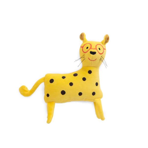 Leopard rattle-plush toy 