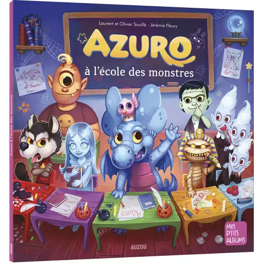 Livre " Azuro à l'école des monstres" Auzou - Maison Continuum