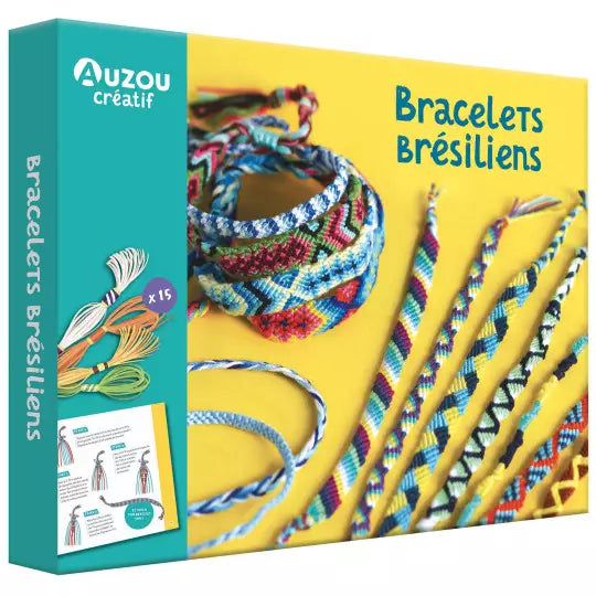 Coffret créatif bracelets brésiliens Auzou - Maison Continuum