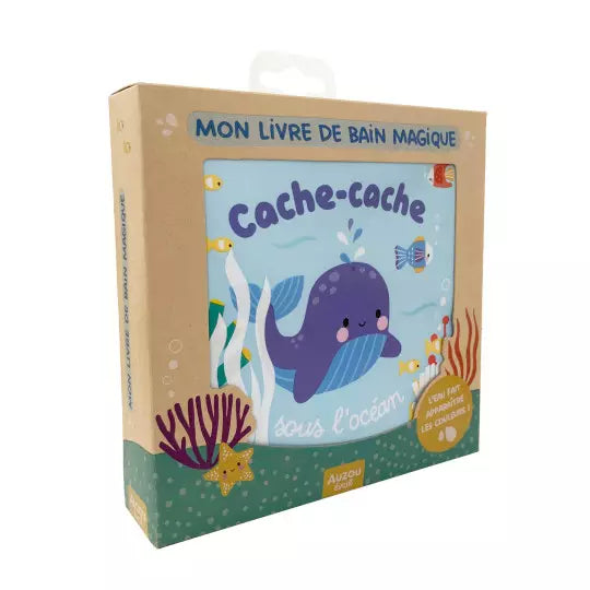 Mon livre de bain magique "Cache-cache " Auzou - Maison Continuum