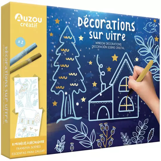 Mon coffret décorations sur vitre