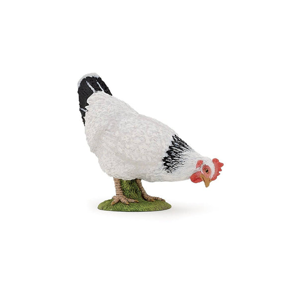 White hen figurine