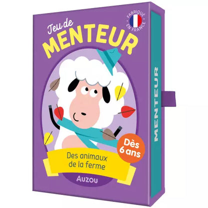 Jeux de cartes - Jeu de menteur des animaux de la ferme Auzou - Maison Continuum