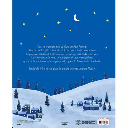 Livre "La première nuit de noël de petit renne" Auzou - Maison Continuum