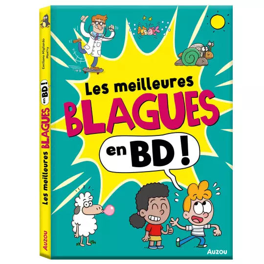 Livre "Les meilleures blagues en bd !" Auzou - Maison Continuum