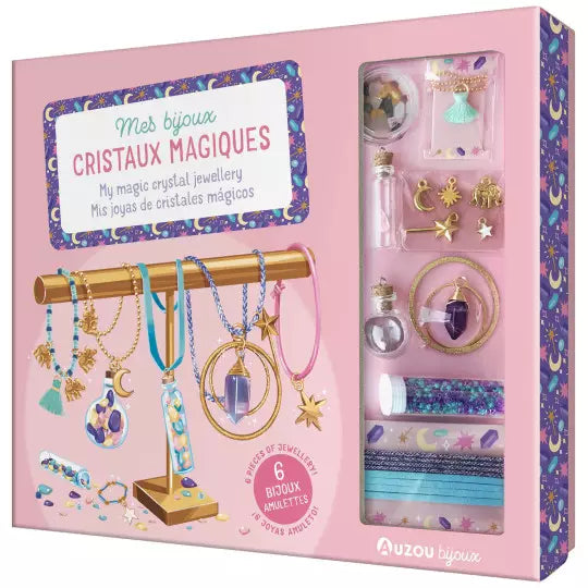 Coffret "Mes bijoux cristaux magiques" Auzou - Maison Continuum