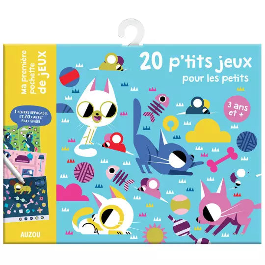 Ma pochette de jeux "20 p'tits jeux pour les petits" Auzou - Maison Continuum