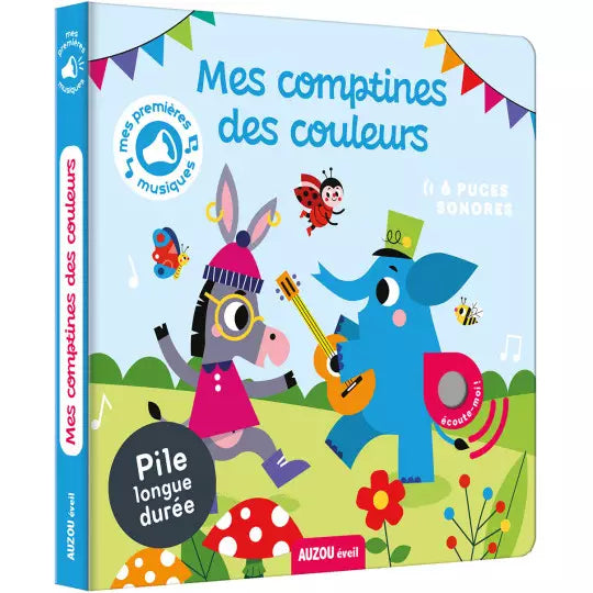 Livre "Mes comptines des couleurs" Auzou - Maison Continuum