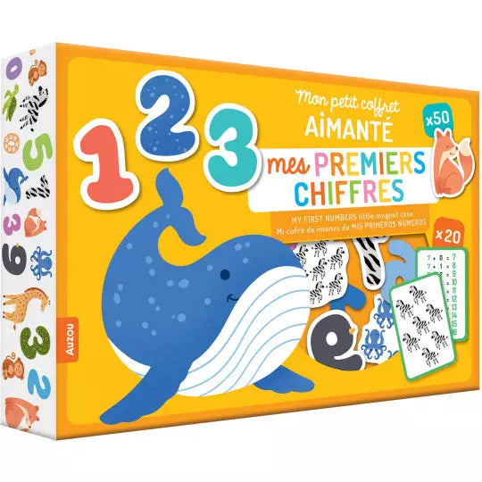 Mon petit coffret aimanté "Mes premiers chiffres" Auzou - Maison Continuum