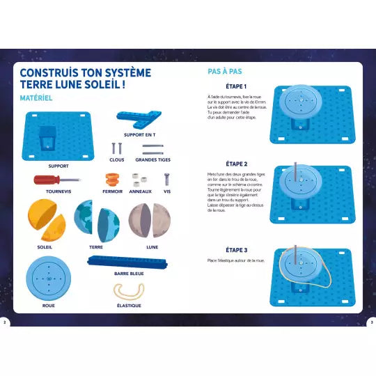 Coffret "Mon système terre lune soleil" Auzou - Maison Continuum
