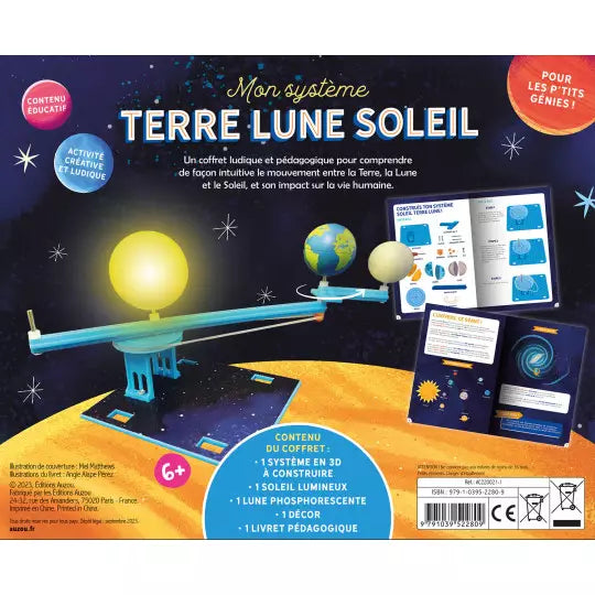 Coffret "Mon système terre lune soleil" Auzou - Maison Continuum