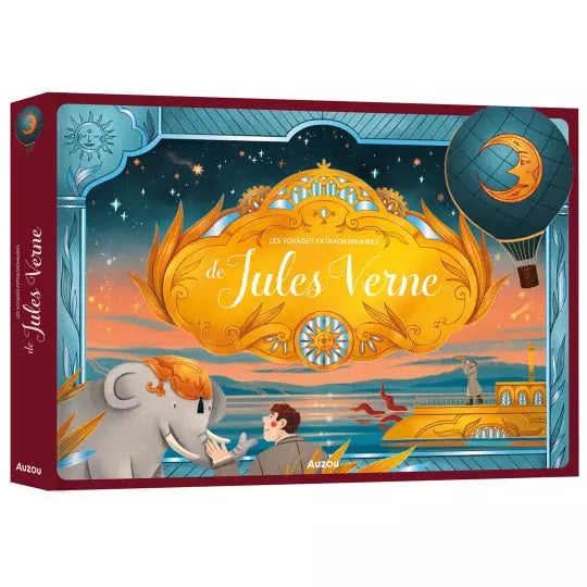 Livre "Les voyages de Jules Verne" Auzou - Maison Continuum