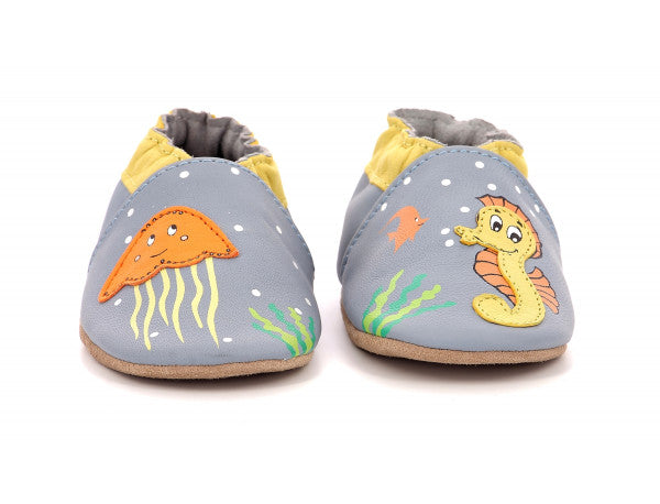 Chaussons Robeez SEABED BLEU Robeez - Maison Continuum