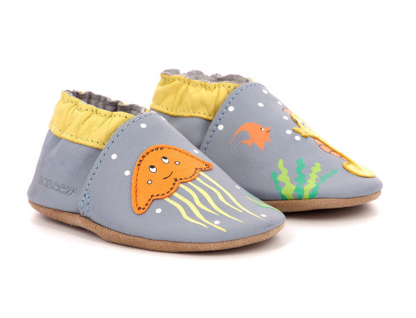 Chaussons Robeez SEABED BLEU Robeez - Maison Continuum